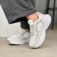Sneaker Eva Hueso/Verde