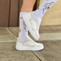 Sneaker Denis Blanco/Plomo