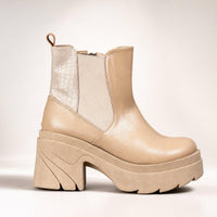 Botín Koral Wow Beige