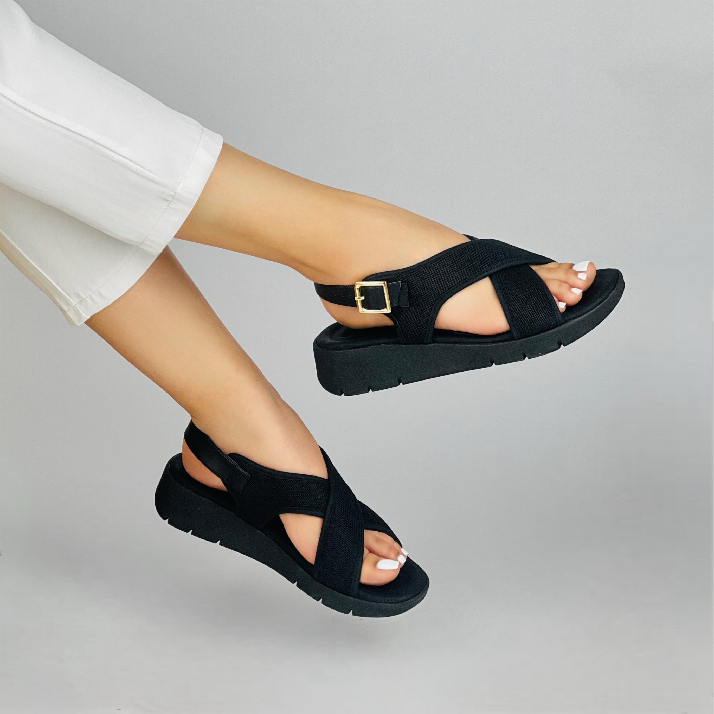 Sandalia Rosalía Negro