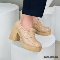 Mocasín Anette Beige