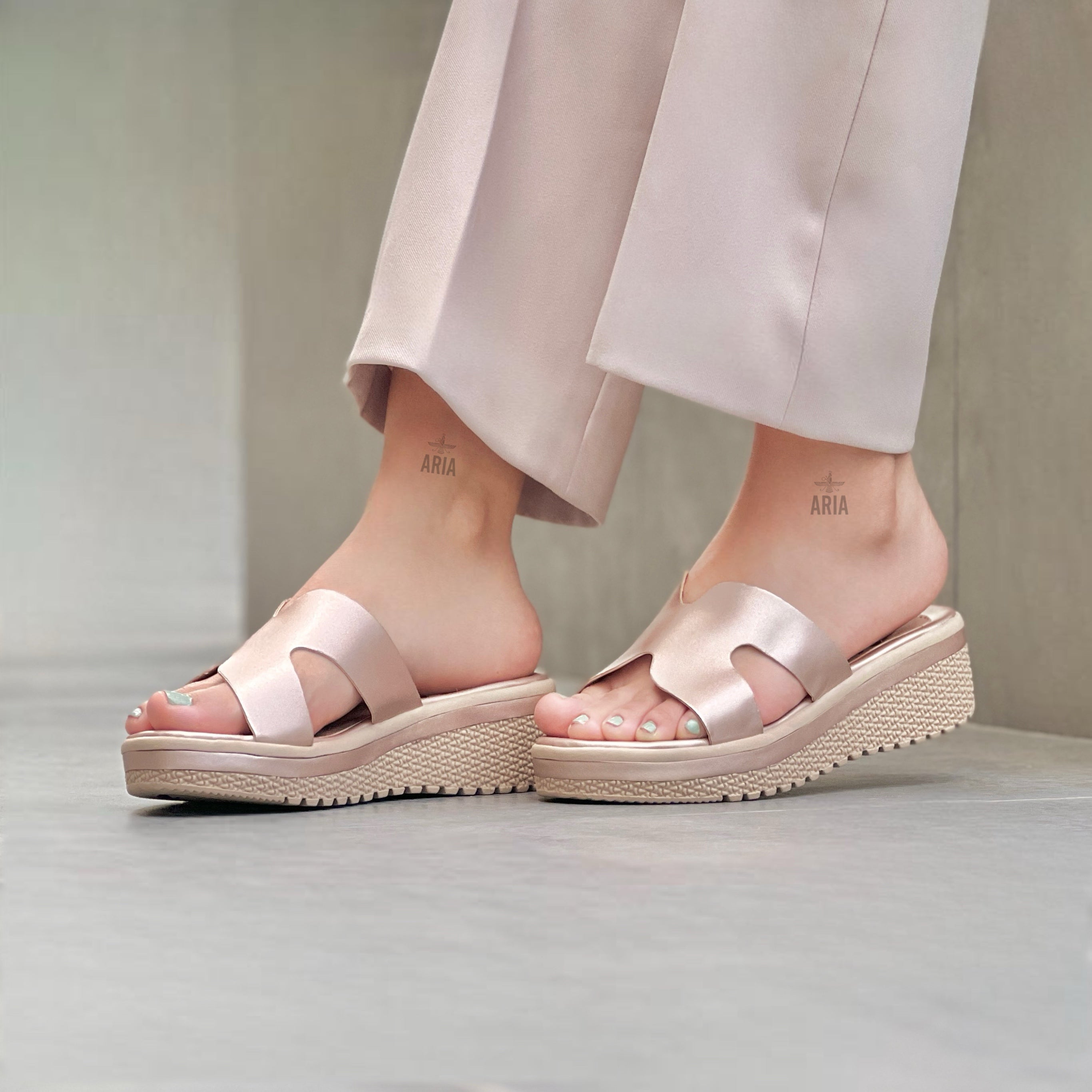 Sandalia Selena Rose Gold