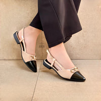 Flat Candela Beige/Negro