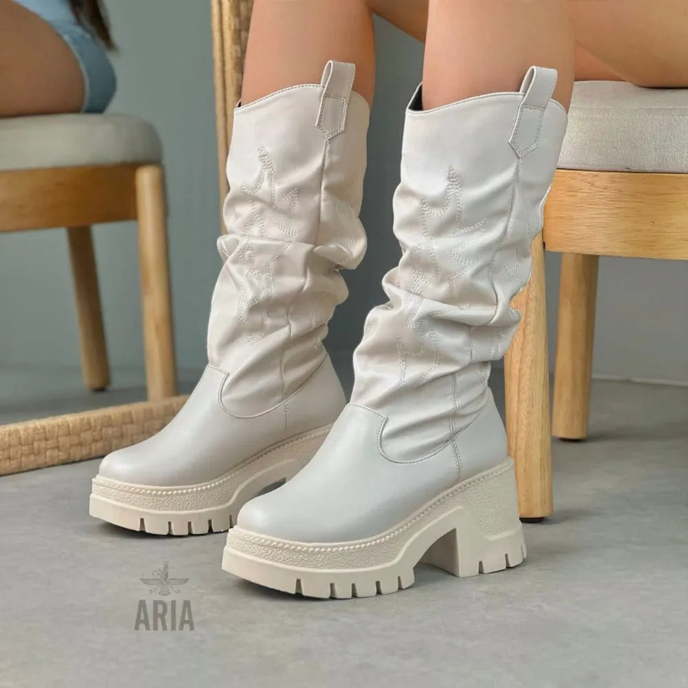 BOTA COACHELLA HUESO