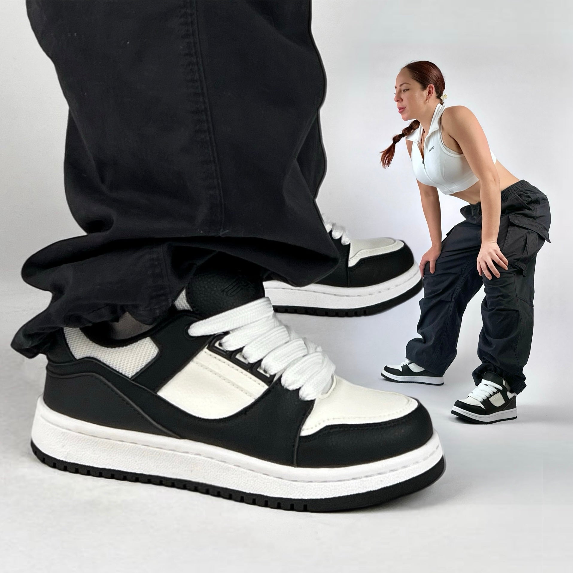 Sneaker Alicia Blanco/Negro