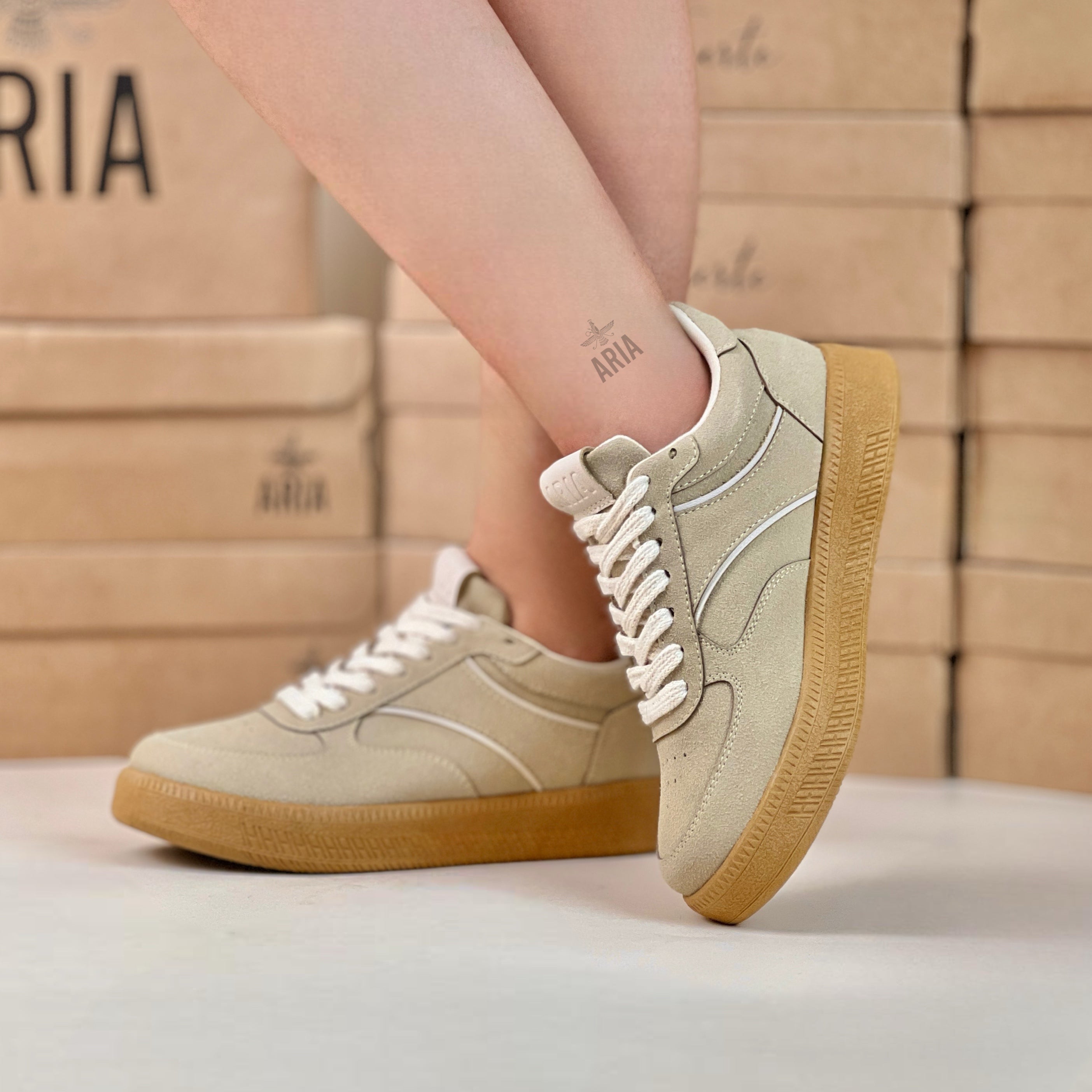 Sneaker Rivers Beige