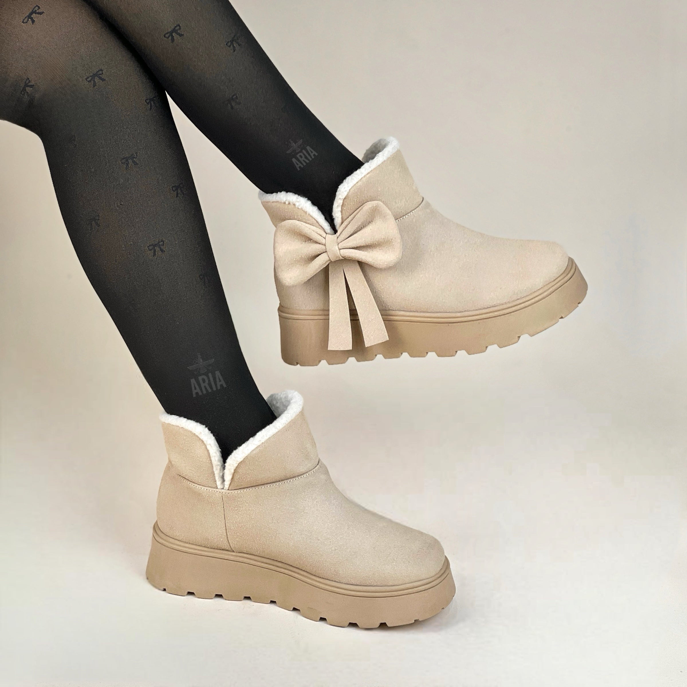 Botín Maggie Beige