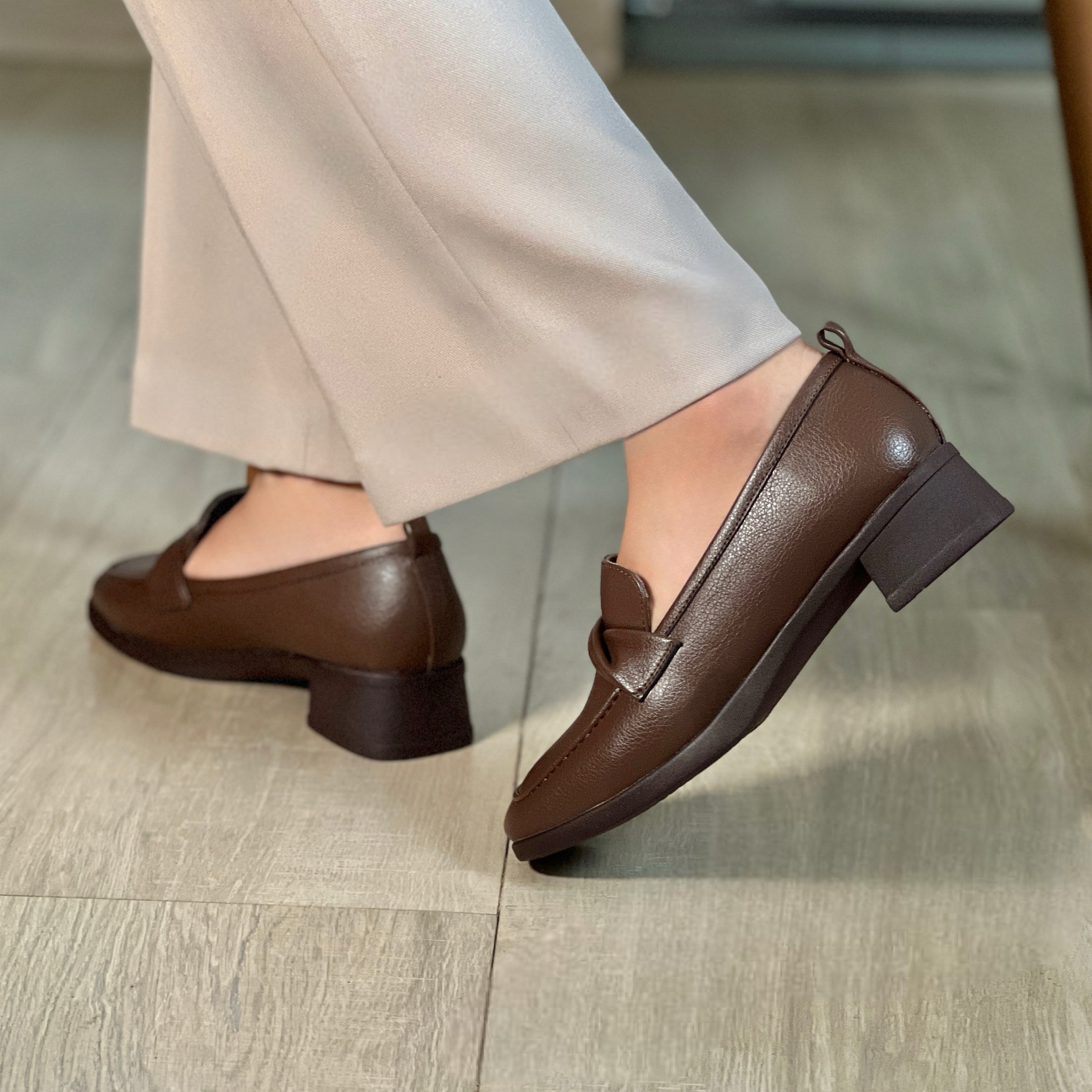 Mocasín Lilian Marrón