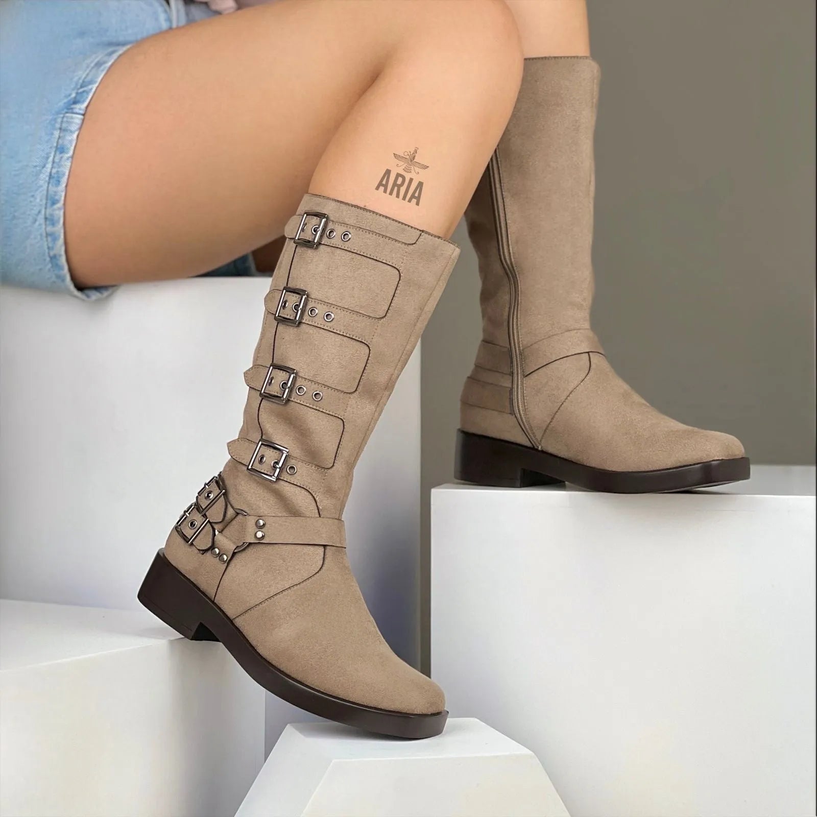 Bota Belice Beige