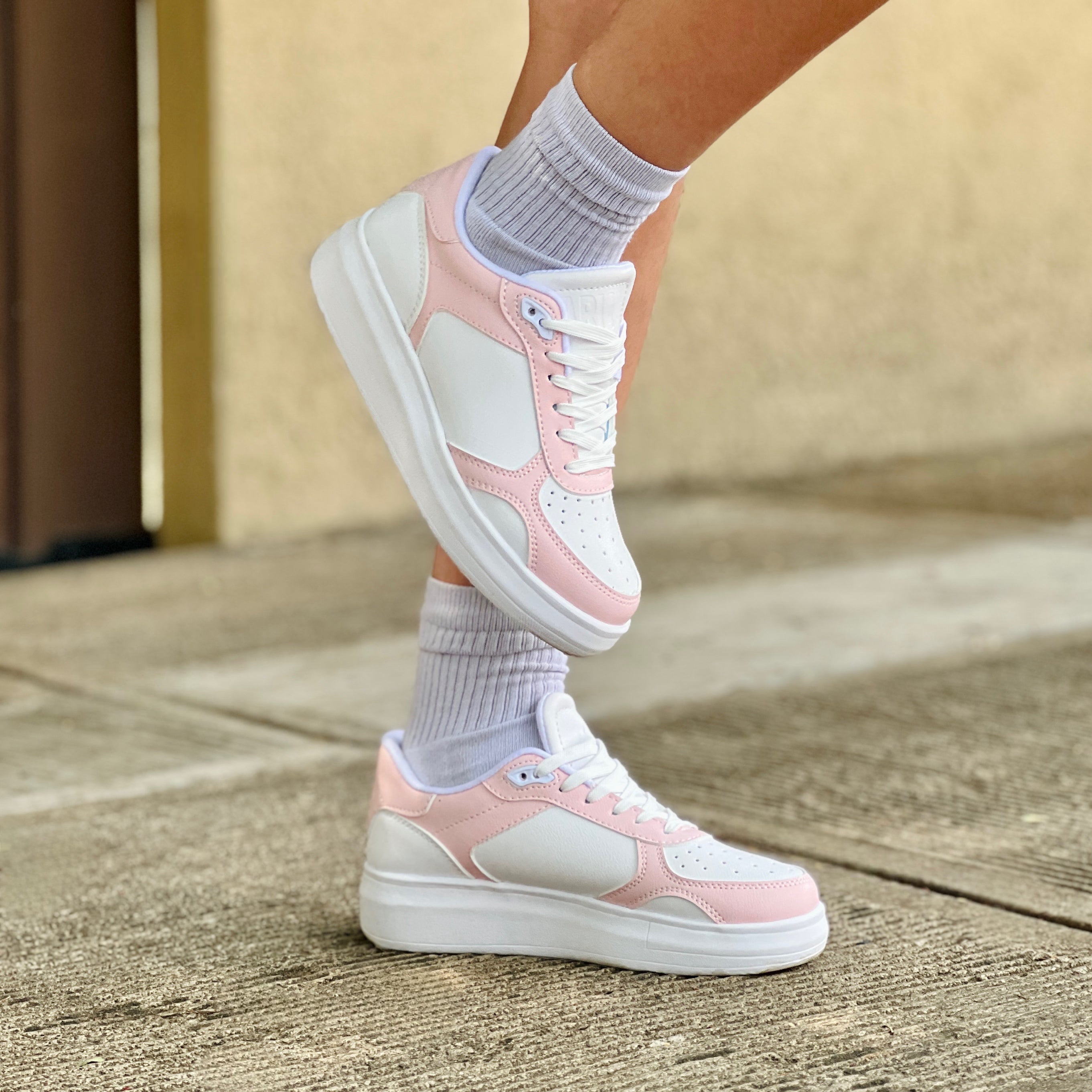 Sneaker Denis Blanco/Rosa