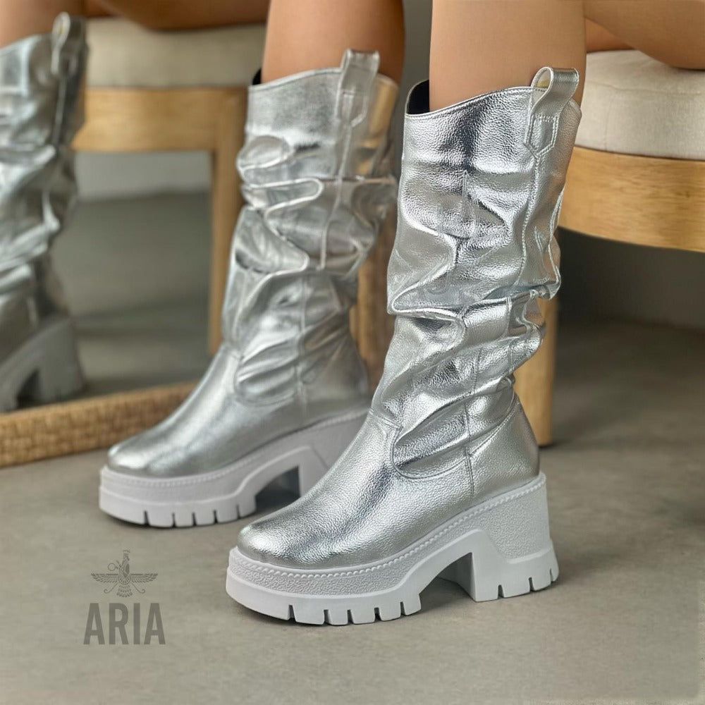 BOTA COACHELLA PLATA