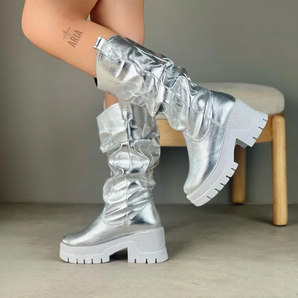 BOTA COACHELLA PLATA