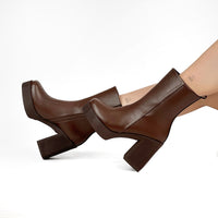 Botín Fressia Marrón