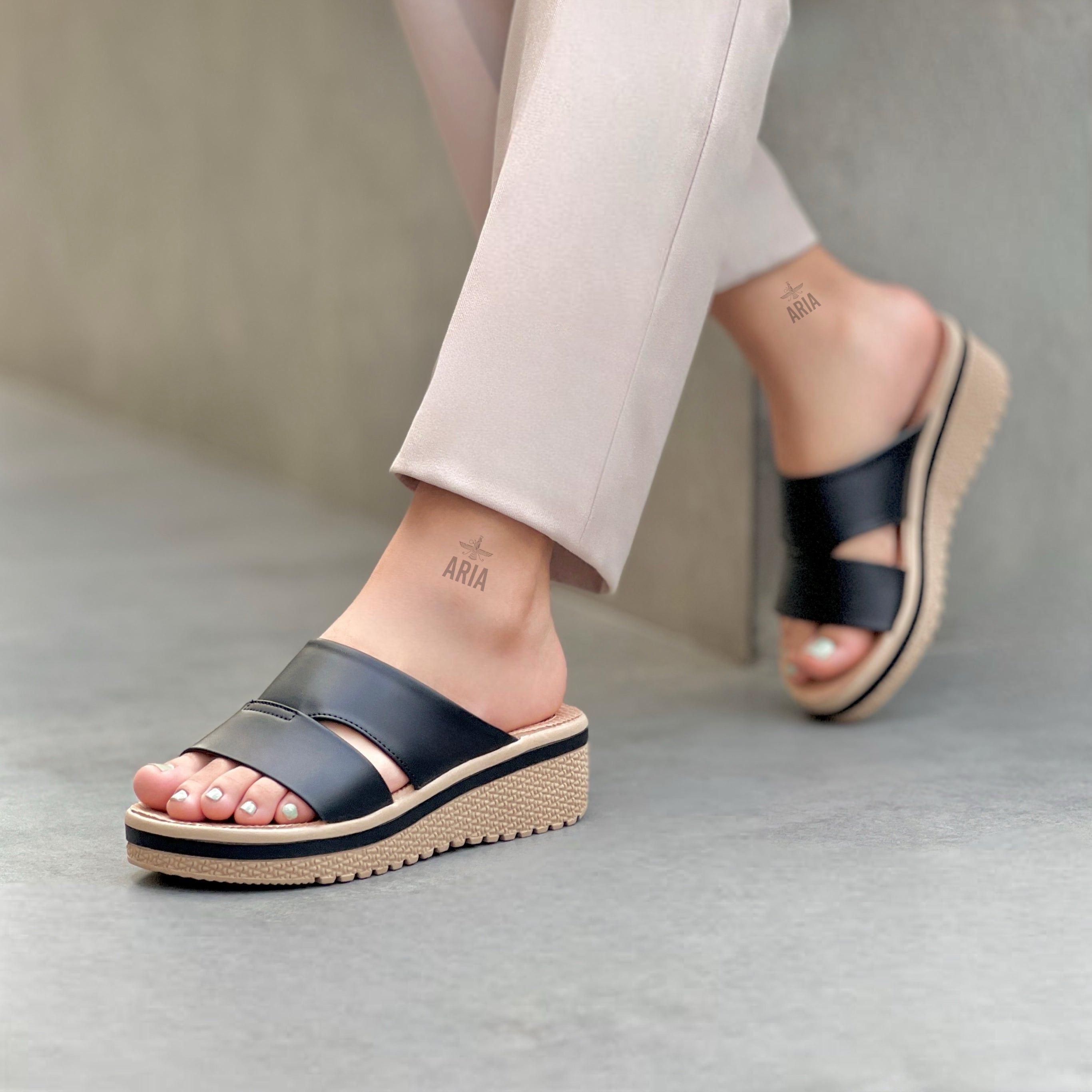 Sandalia Sandra Negro