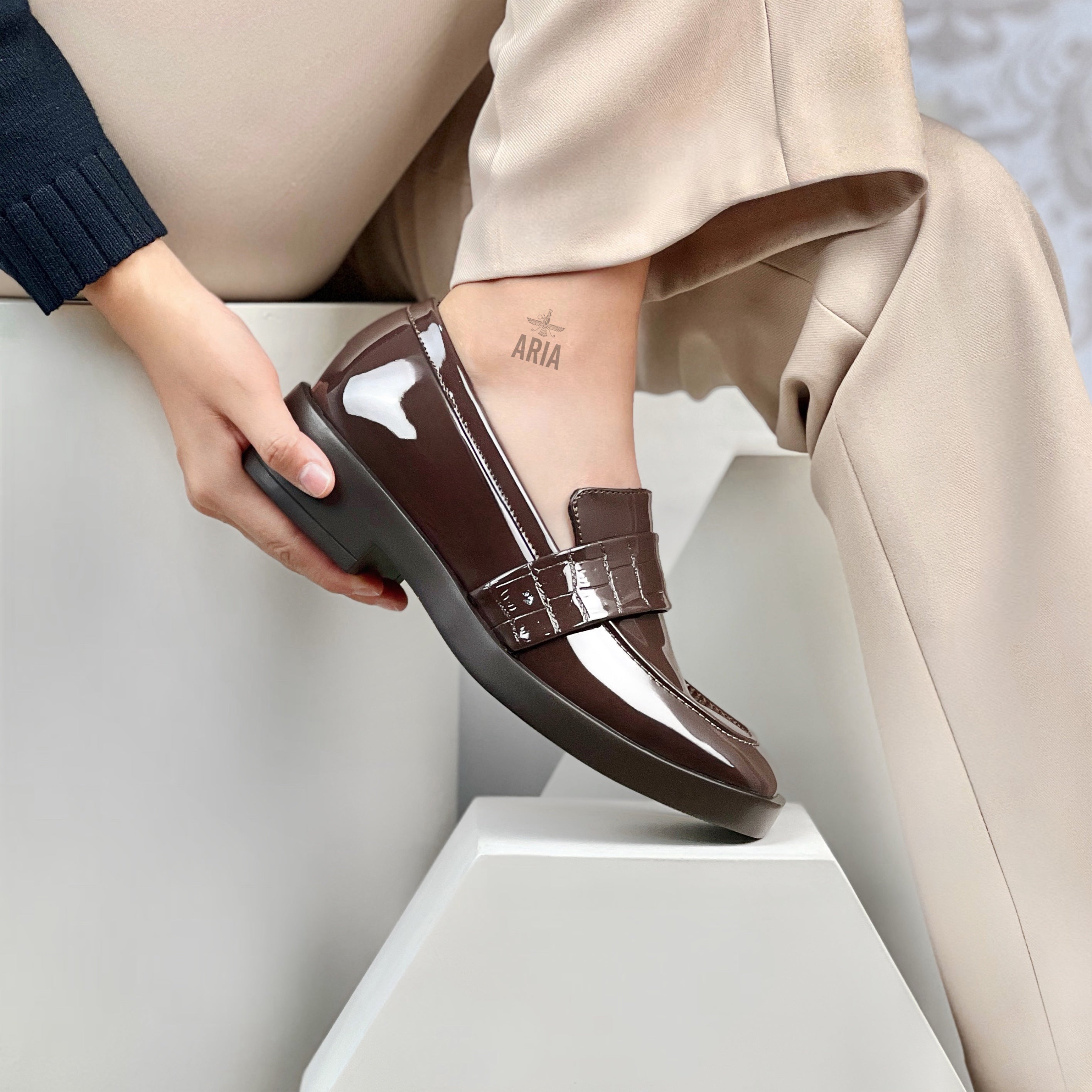 Mocasin Gala Marrón