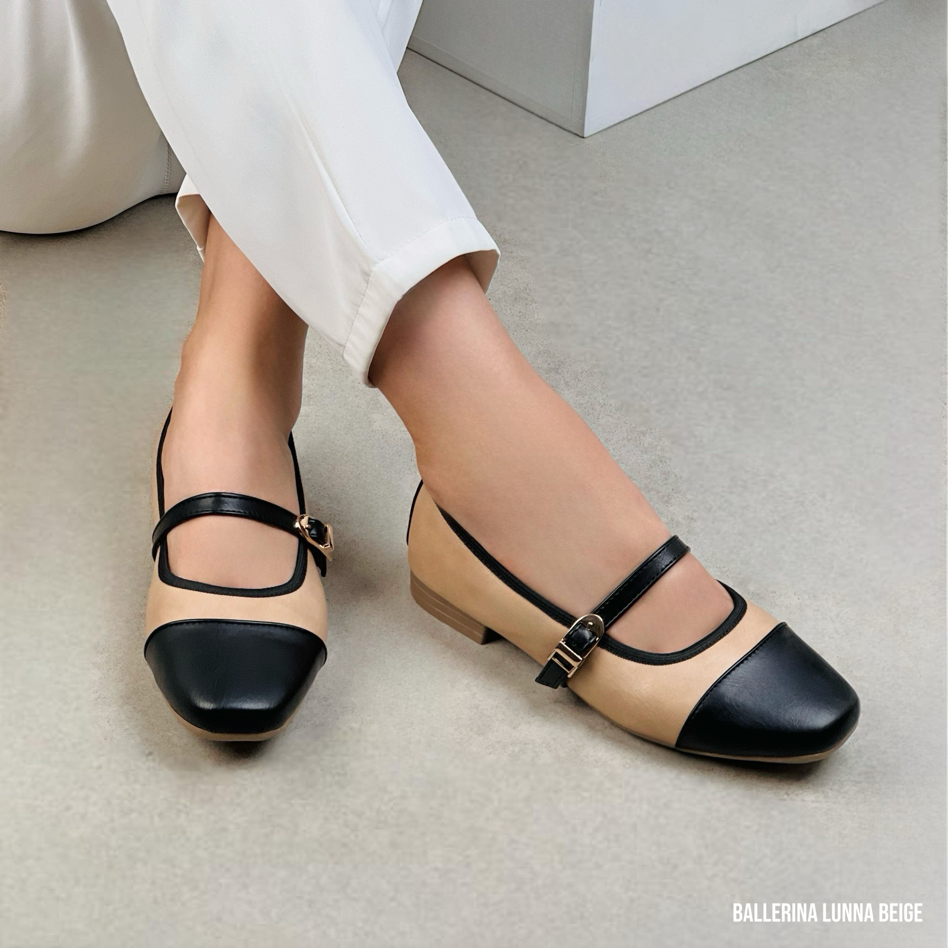 Flat Lunna Beige