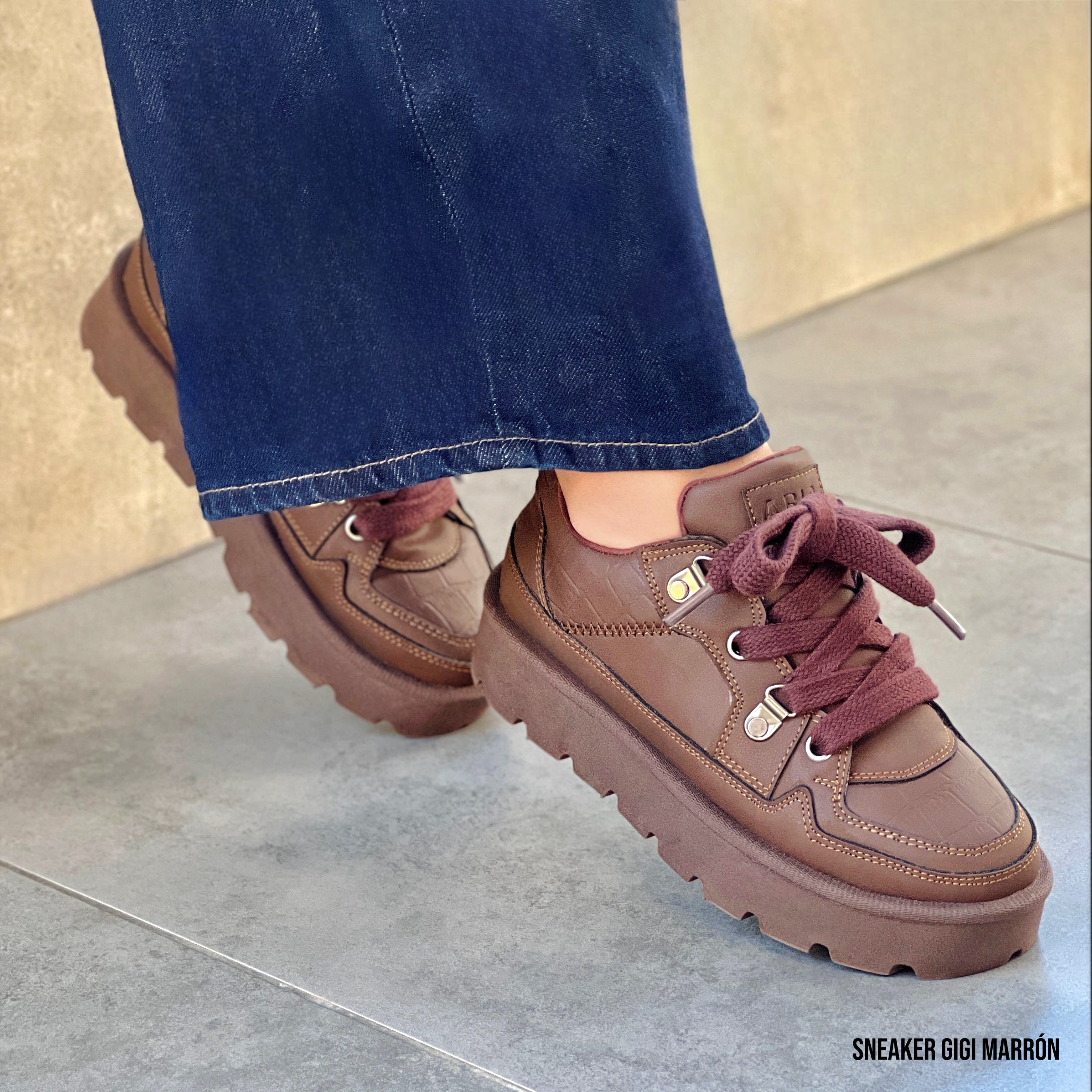 Sneaker Gigi Marrón