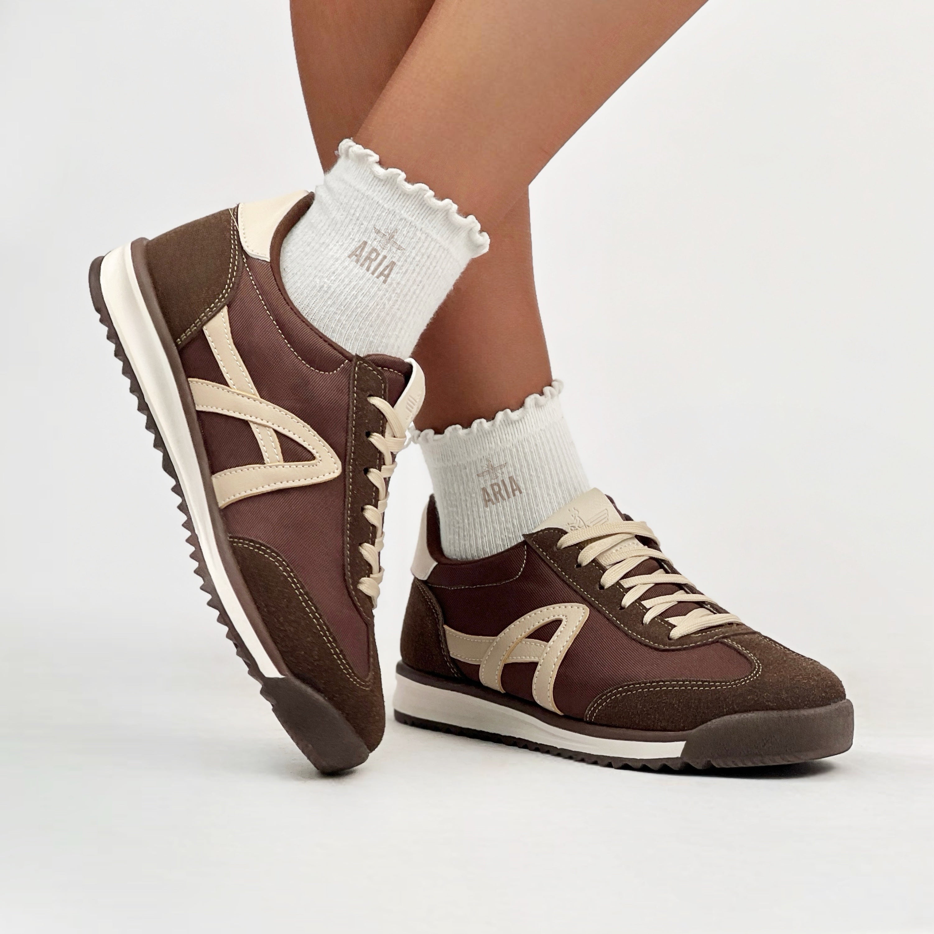 Sneaker Aubrey Marrón