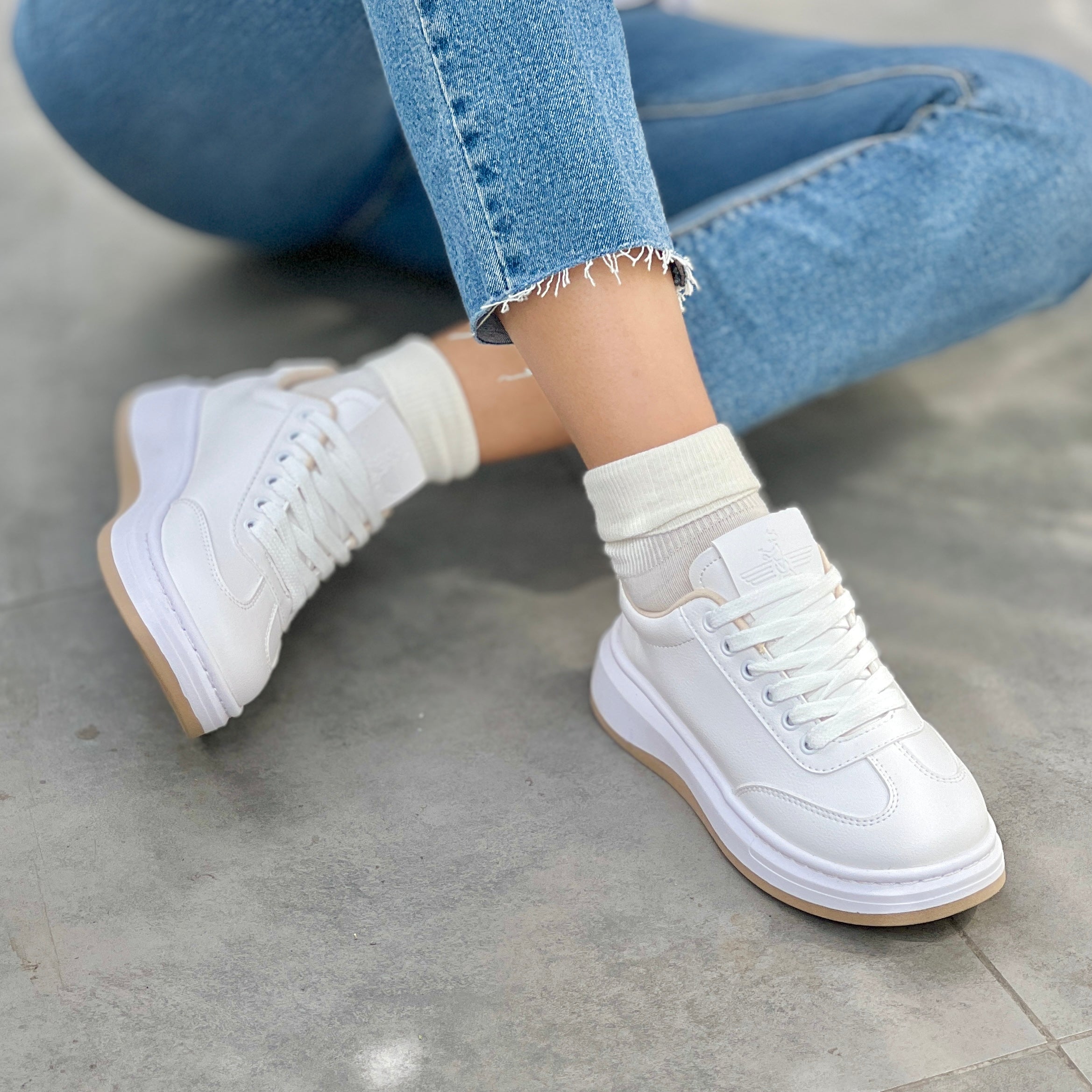 SNEAKER OLIVIA BLANCO