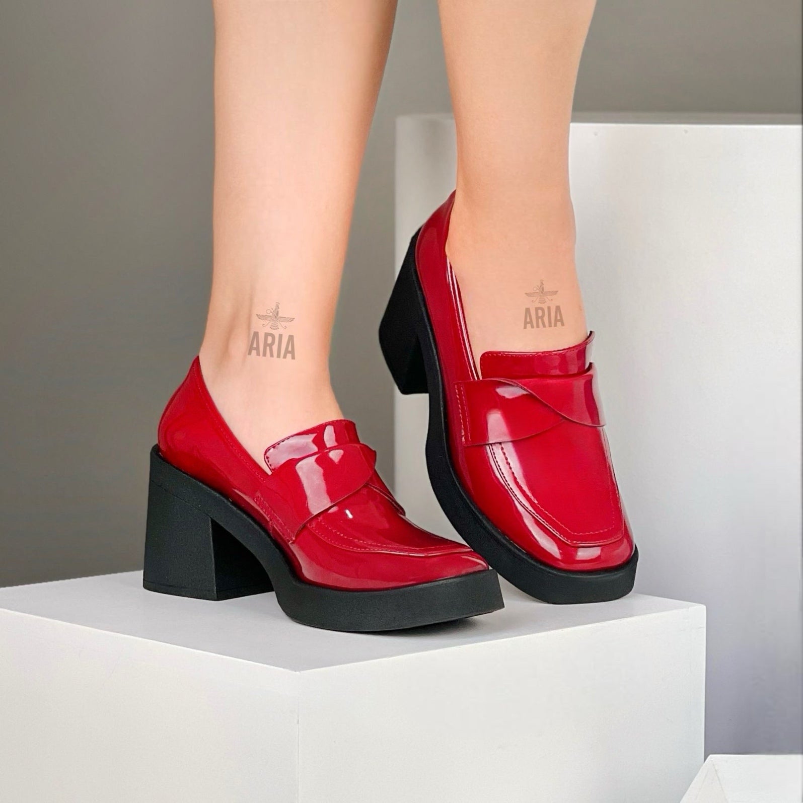 Mocasín Odette Rojo