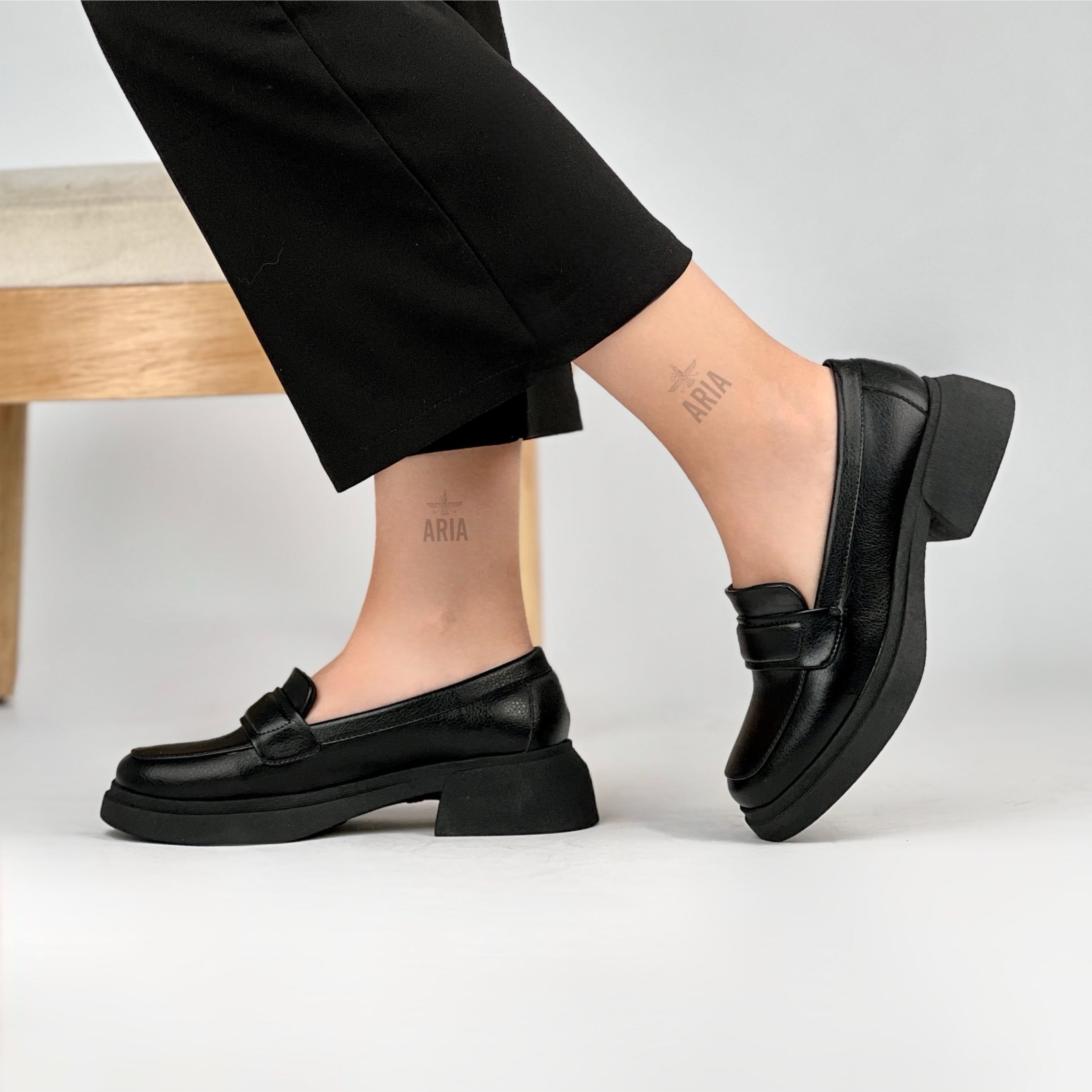 Mocasín Lorena Negro