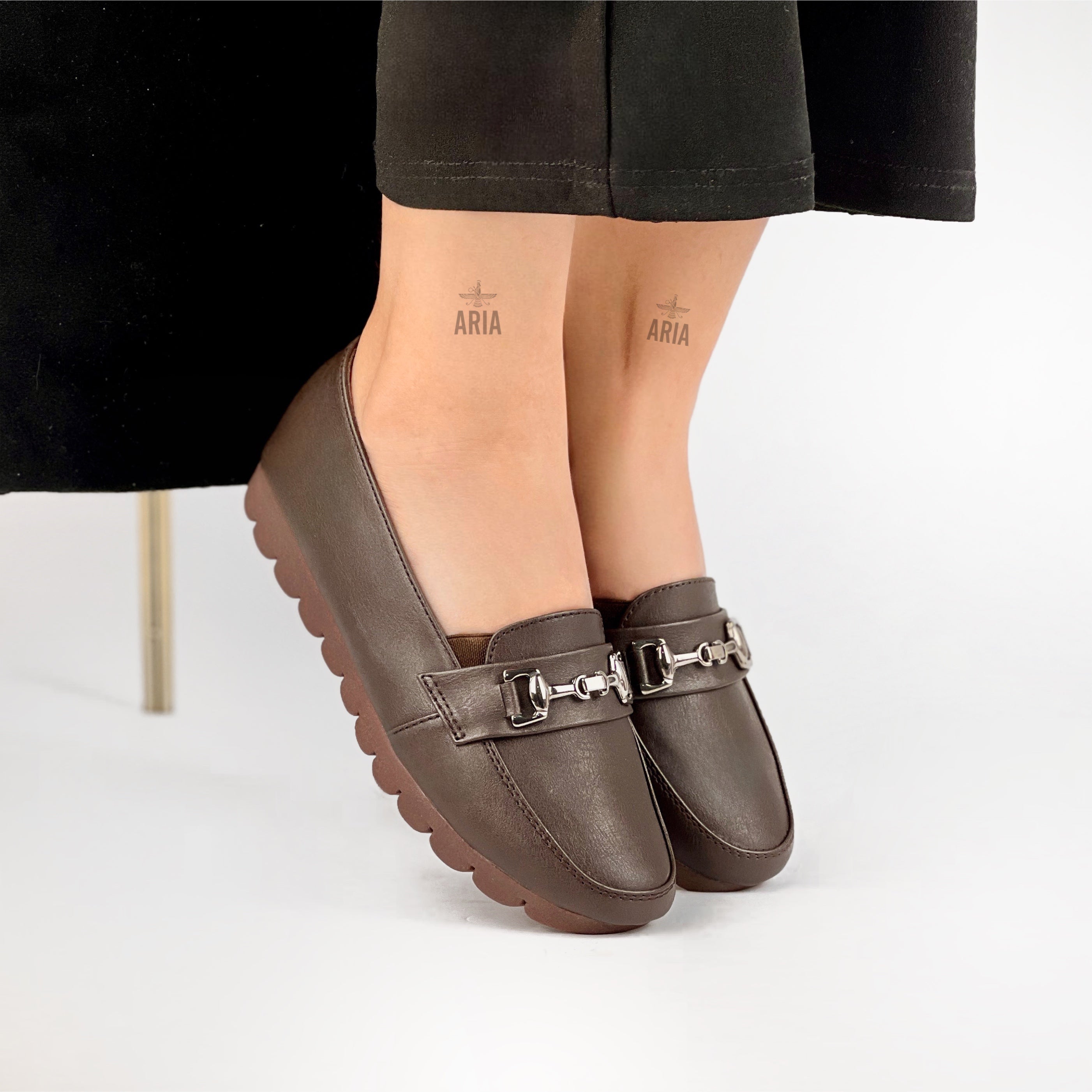 Mocasín Grace Marrón Mate