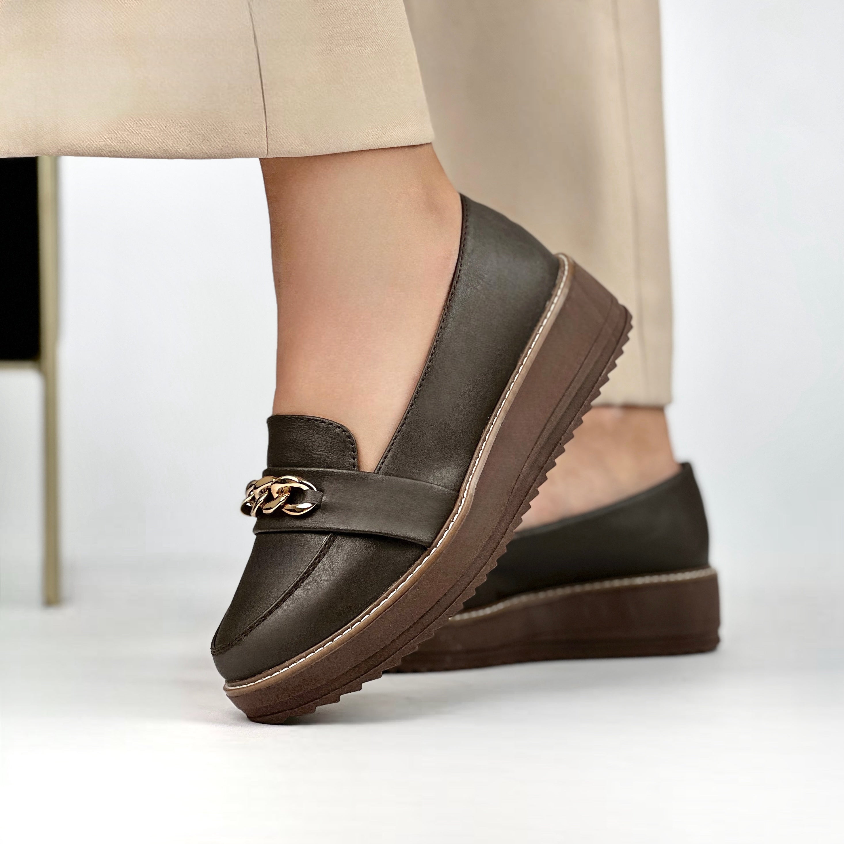 Mocasín Emma Marrón