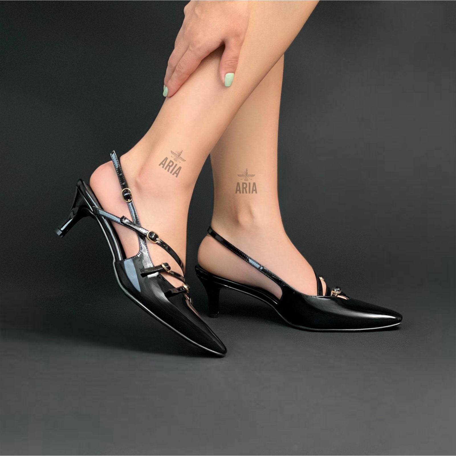 Stiletto Farah Negro