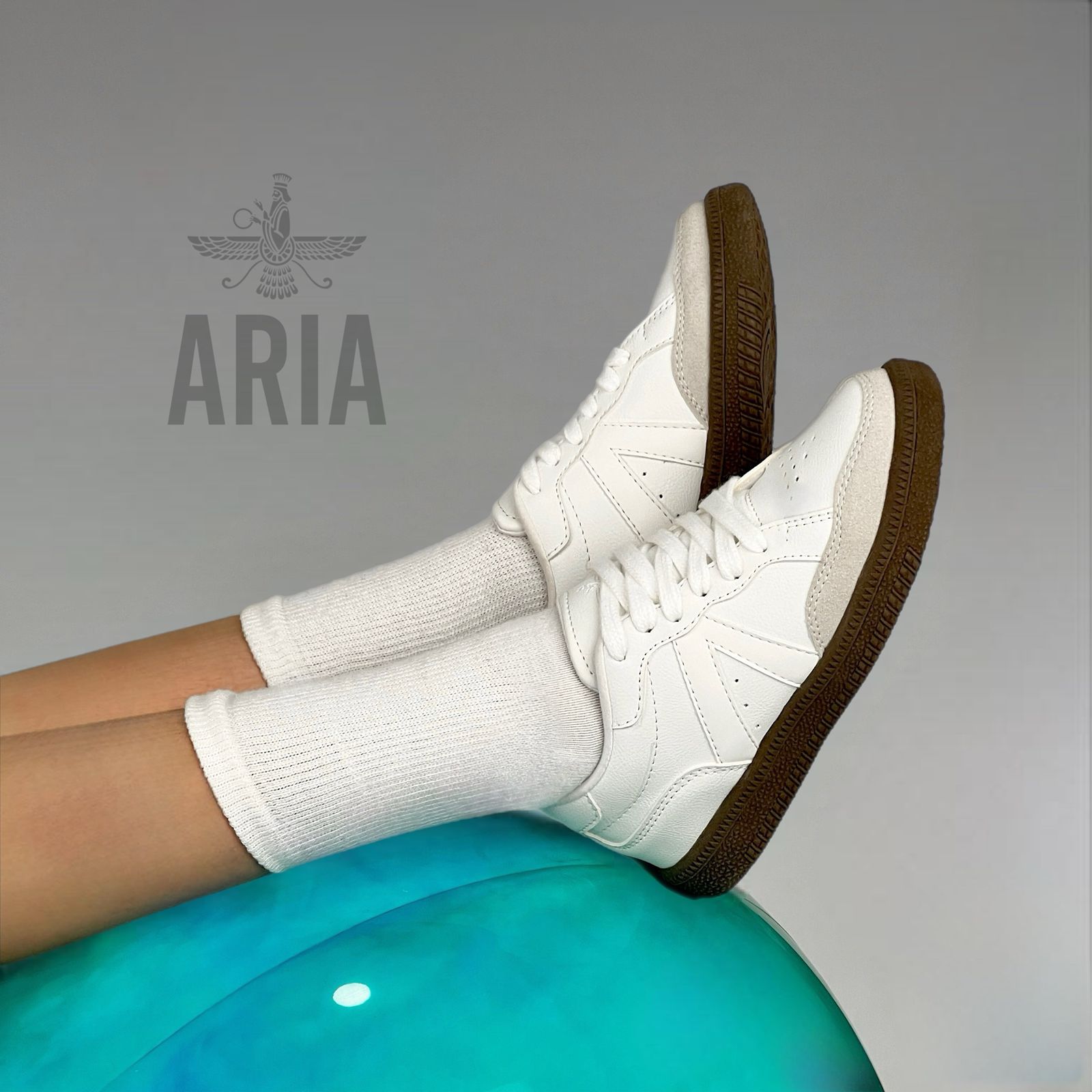 Sneaker Noah Kids Blanco/Plomo