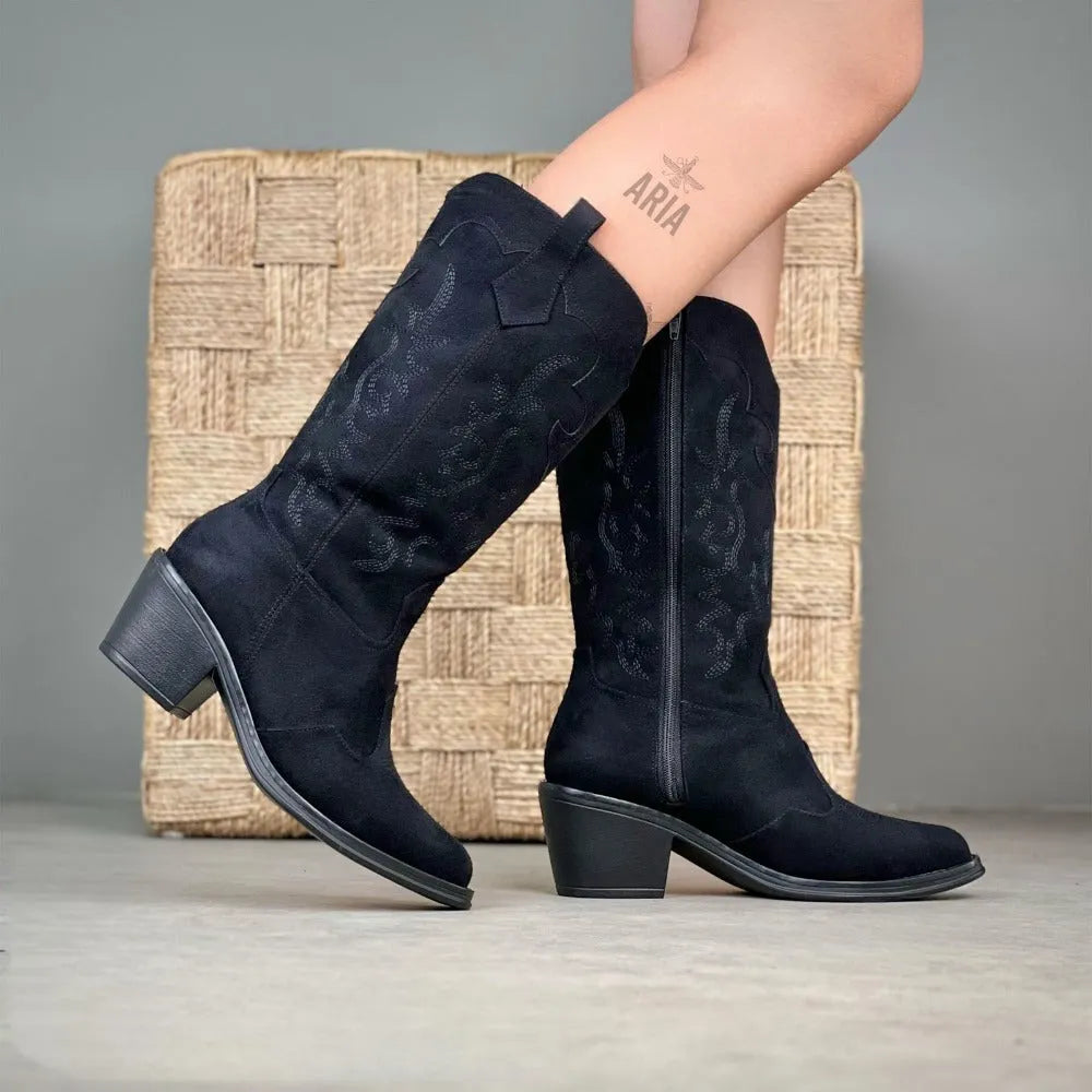 BOTA TEXAS NEGRO