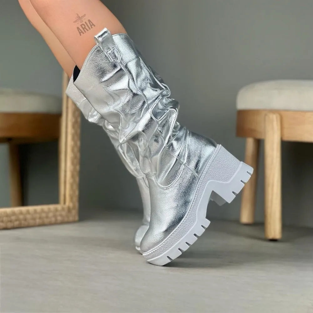 BOTA COACHELLA PLATA