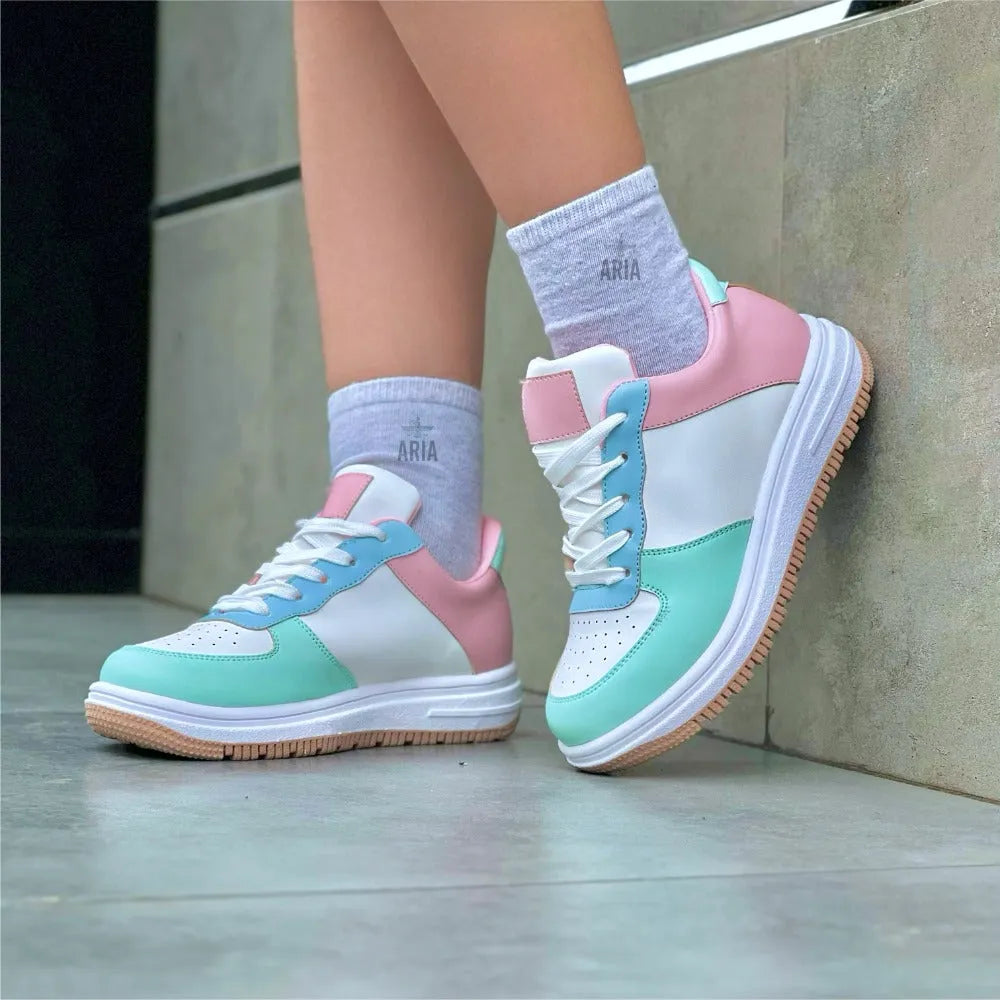 SNEAKER NOE VERDE AQUA
