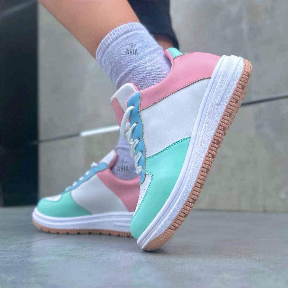 SNEAKER NOE VERDE AQUA