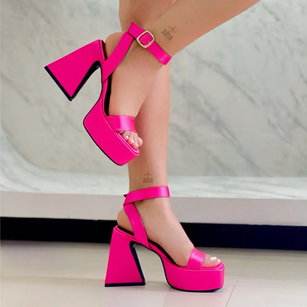 SANDALIA SYDNEY FUCSIA