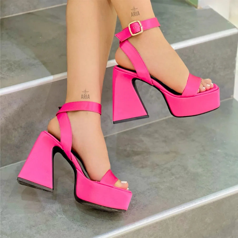 SANDALIA SYDNEY FUCSIA