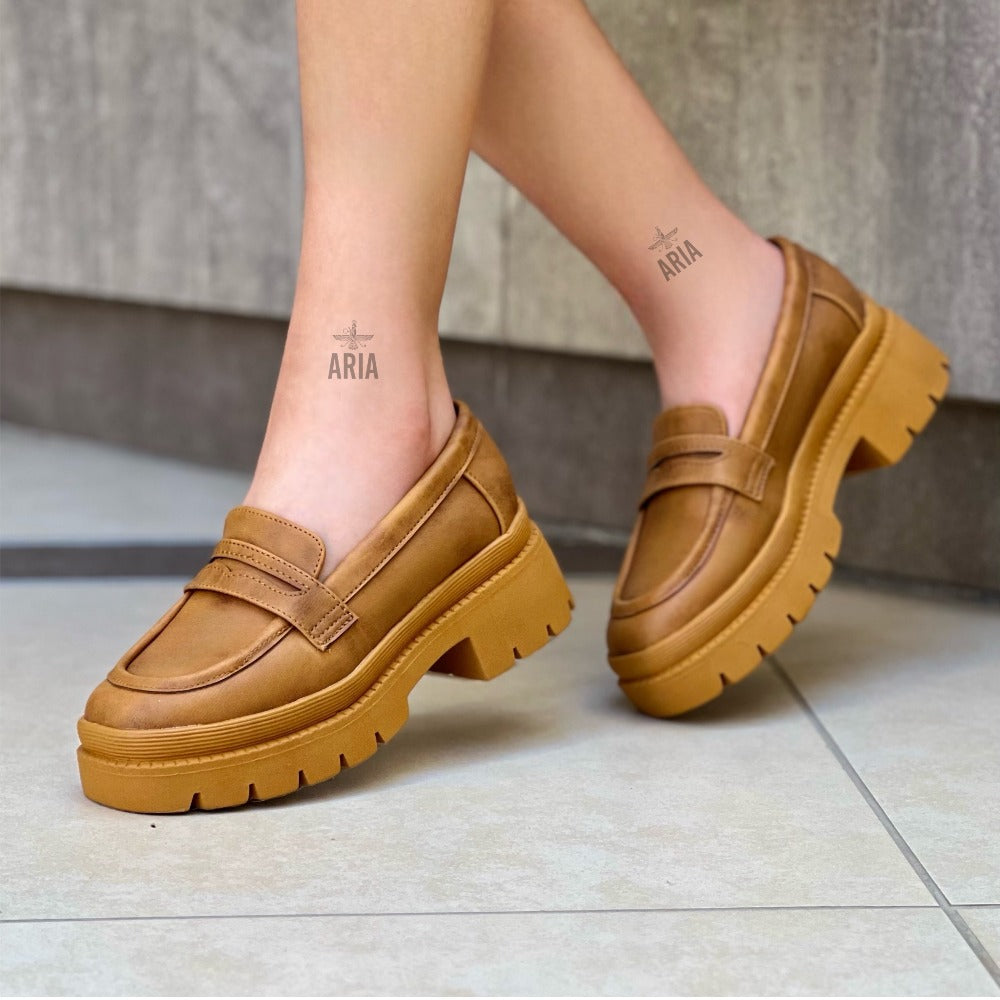 MOCASIN GIOVI CAMEL