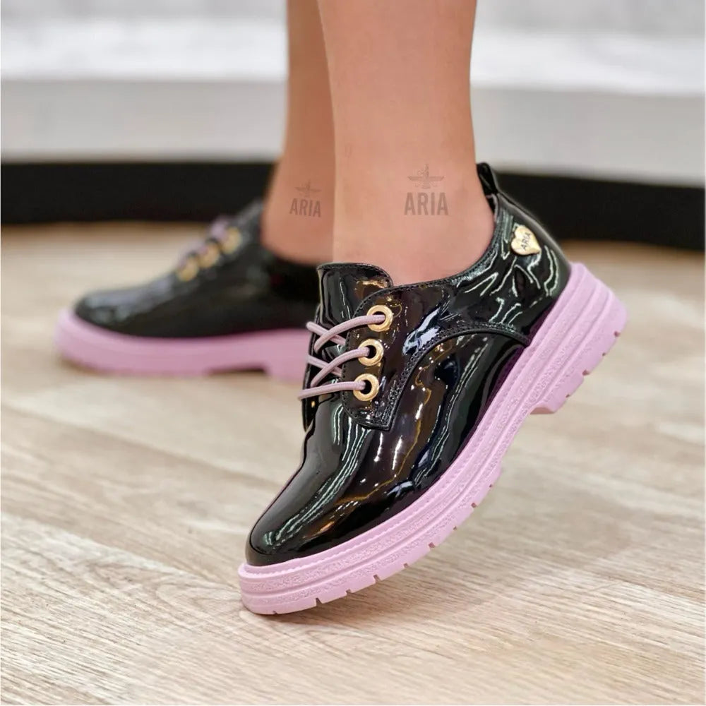 OXFORD ADA LILA-NEGRO