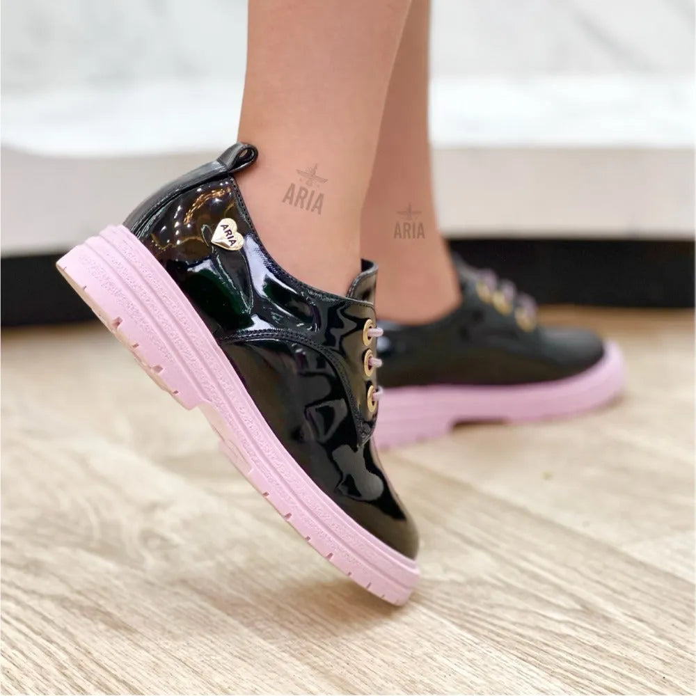 OXFORD ADA LILA-NEGRO