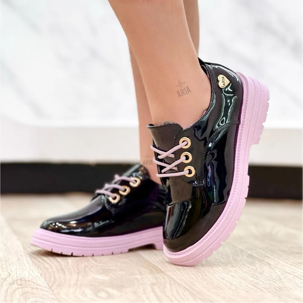 OXFORD ADA LILA-NEGRO