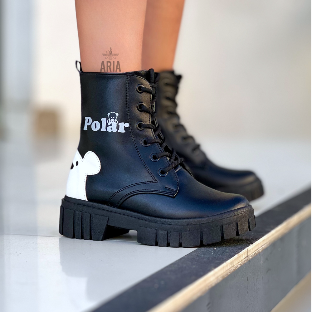 BOTIN POLAR NEGRO MATE