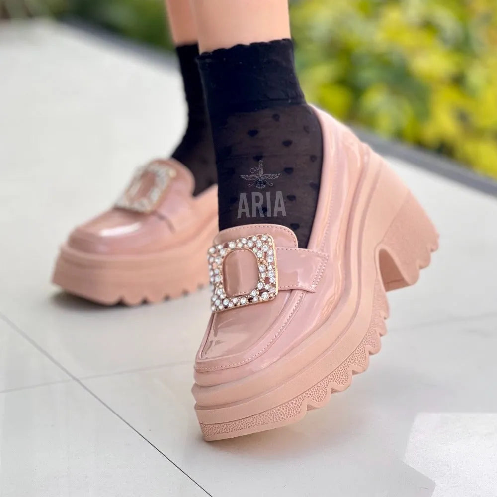 MOCASIN ADELE NUDE CHAROL