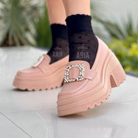 MOCASIN ADELE NUDE MATE-34