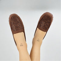 MOCASIN LIZ MARRON