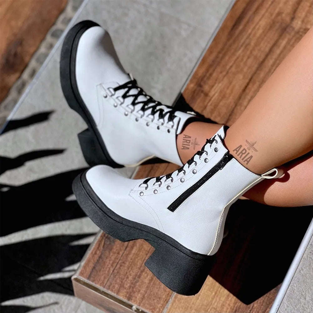 BOTIN MILI BLANCO