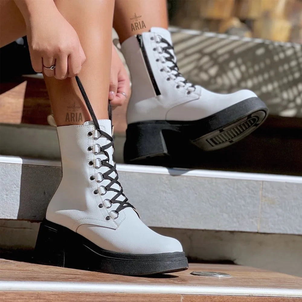 BOTIN MILI BLANCO