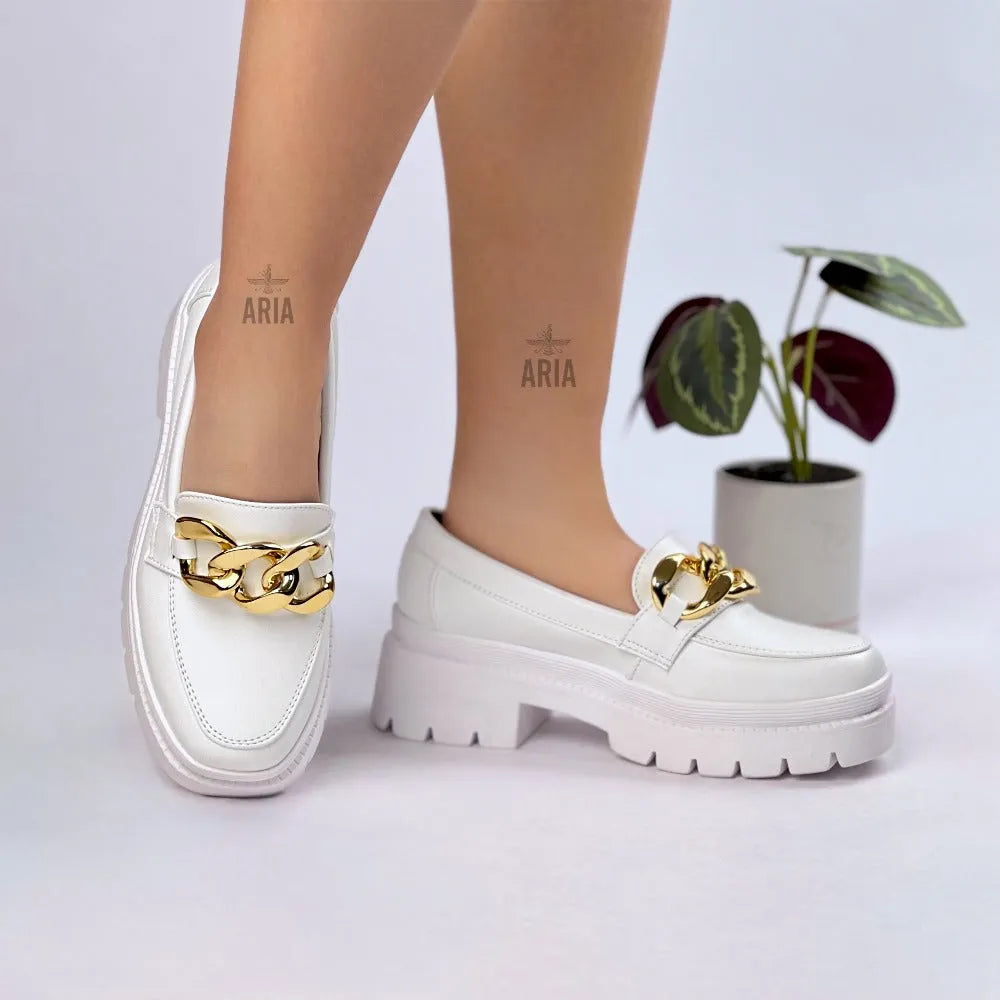 MOCASIN ALEYDA BLANCO