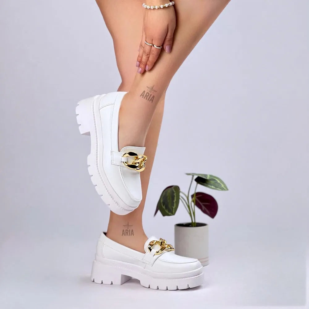 MOCASIN ALEYDA BLANCO