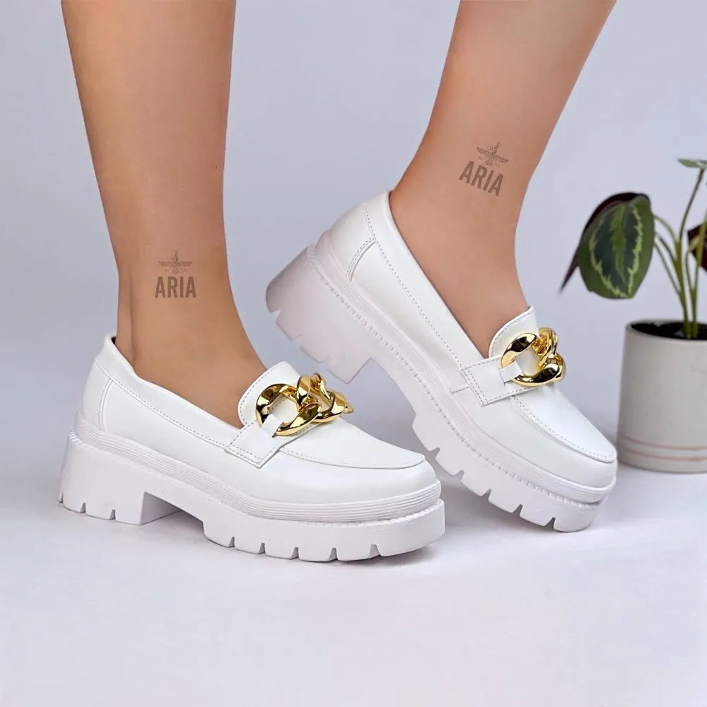 MOCASIN ALEYDA BLANCO