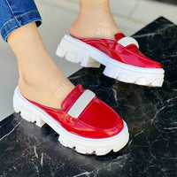 MOCASINES HANAH ROJO