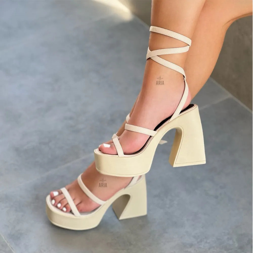 SANDALIA ARINA HUESO